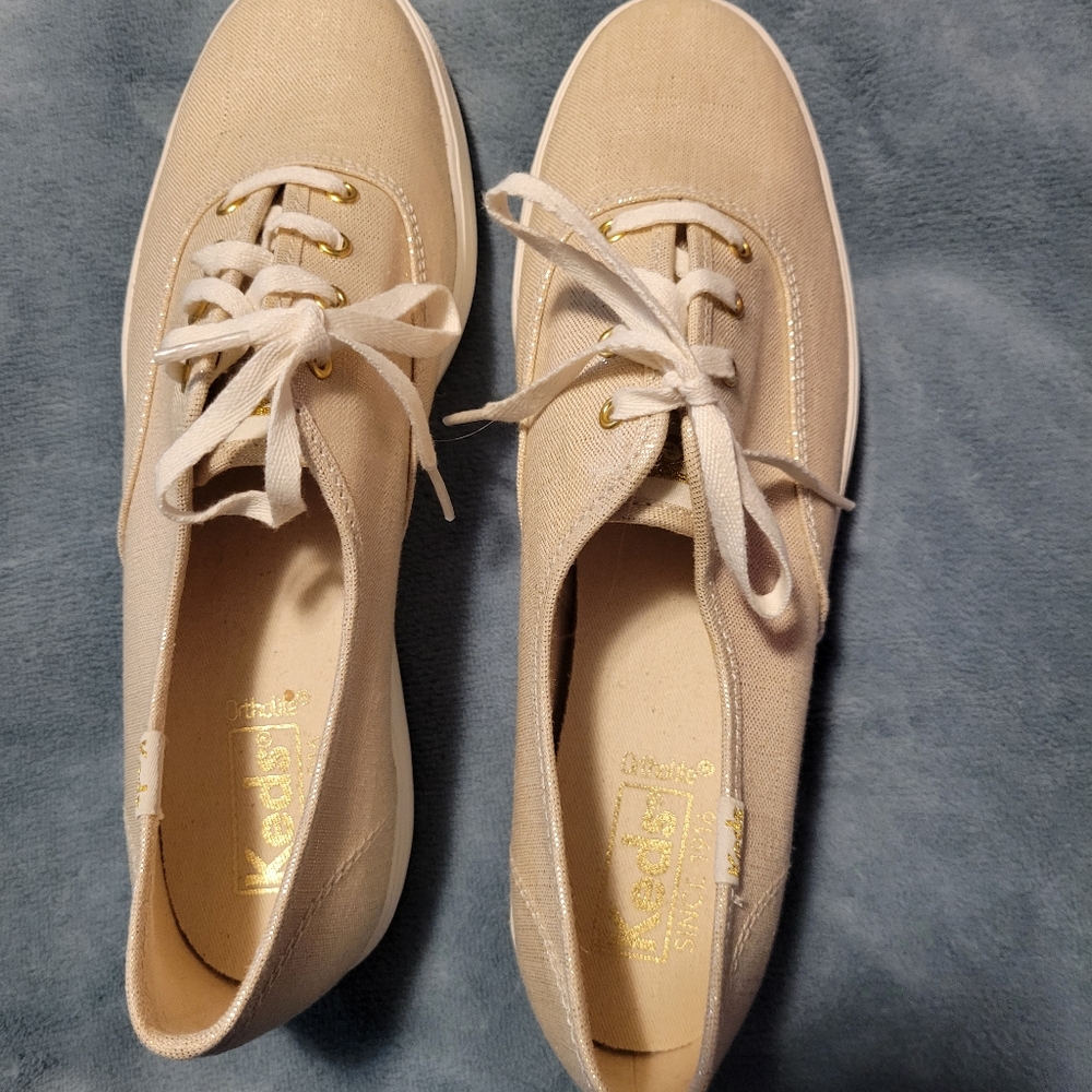 Keds gold sparkle runners